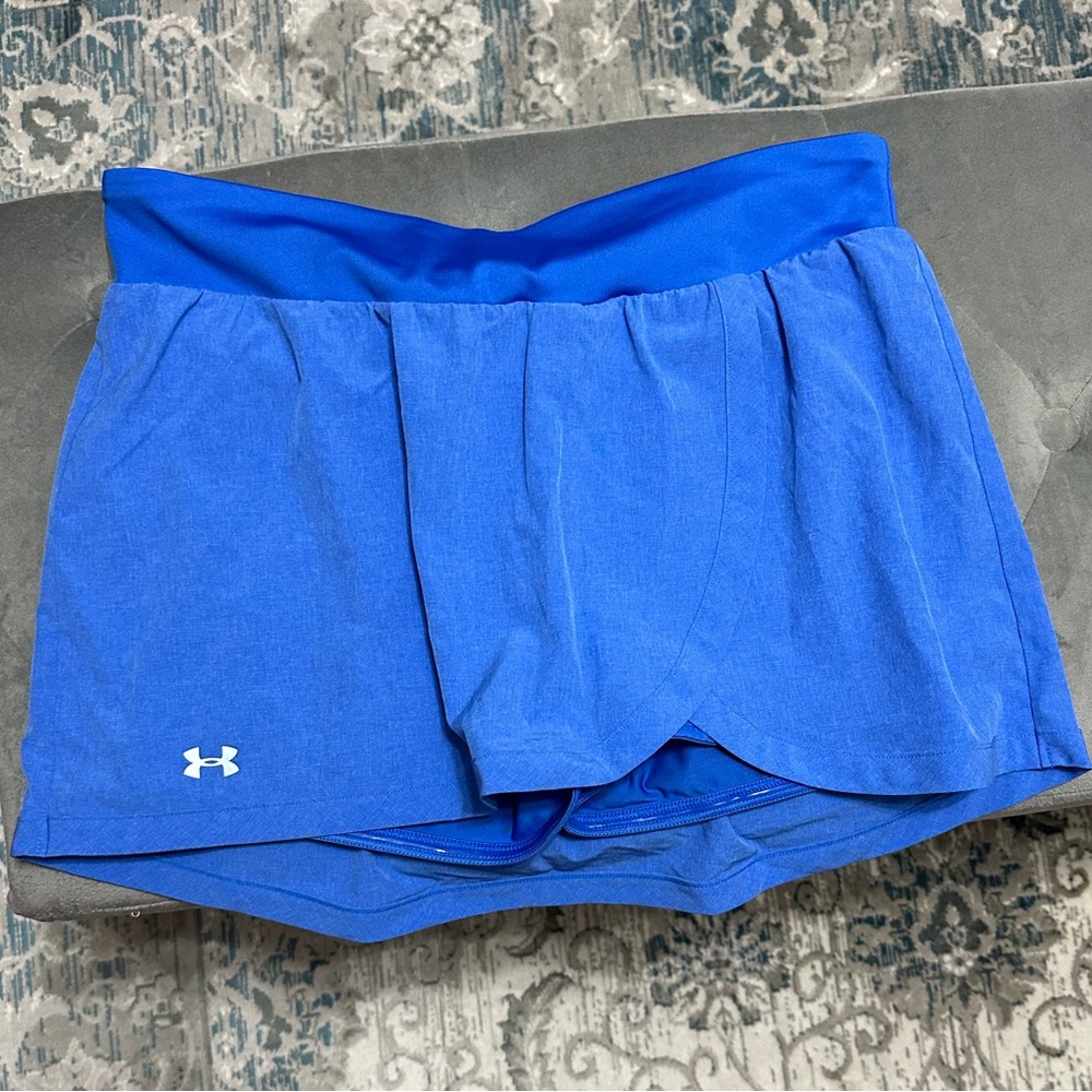 Under Armour Wrap Skort Skirt Bright Blue Size Large